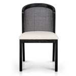 Set of 2 - Margie Black ELM Dining Chair - Dawn Beige Dining Chair LJ-Core