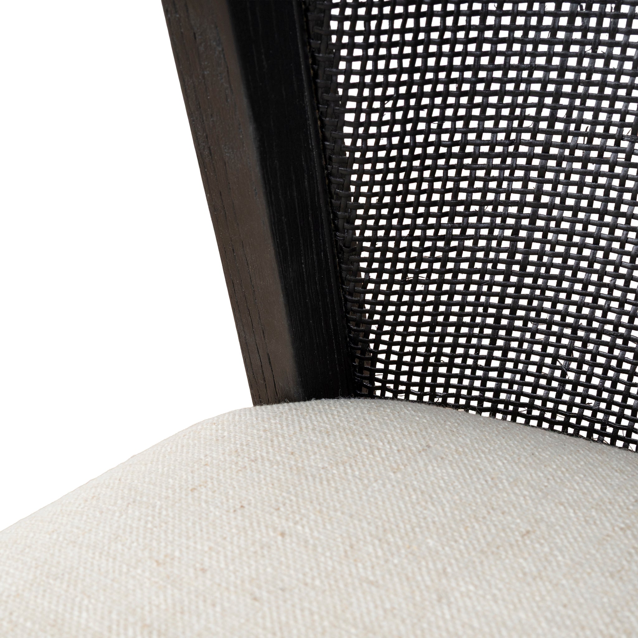 Set of 2 - Margie Black ELM Dining Chair - Dawn Beige Dining Chair LJ-Core