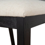 Set of 2 - Margie Black ELM Dining Chair - Dawn Beige Dining Chair LJ-Core