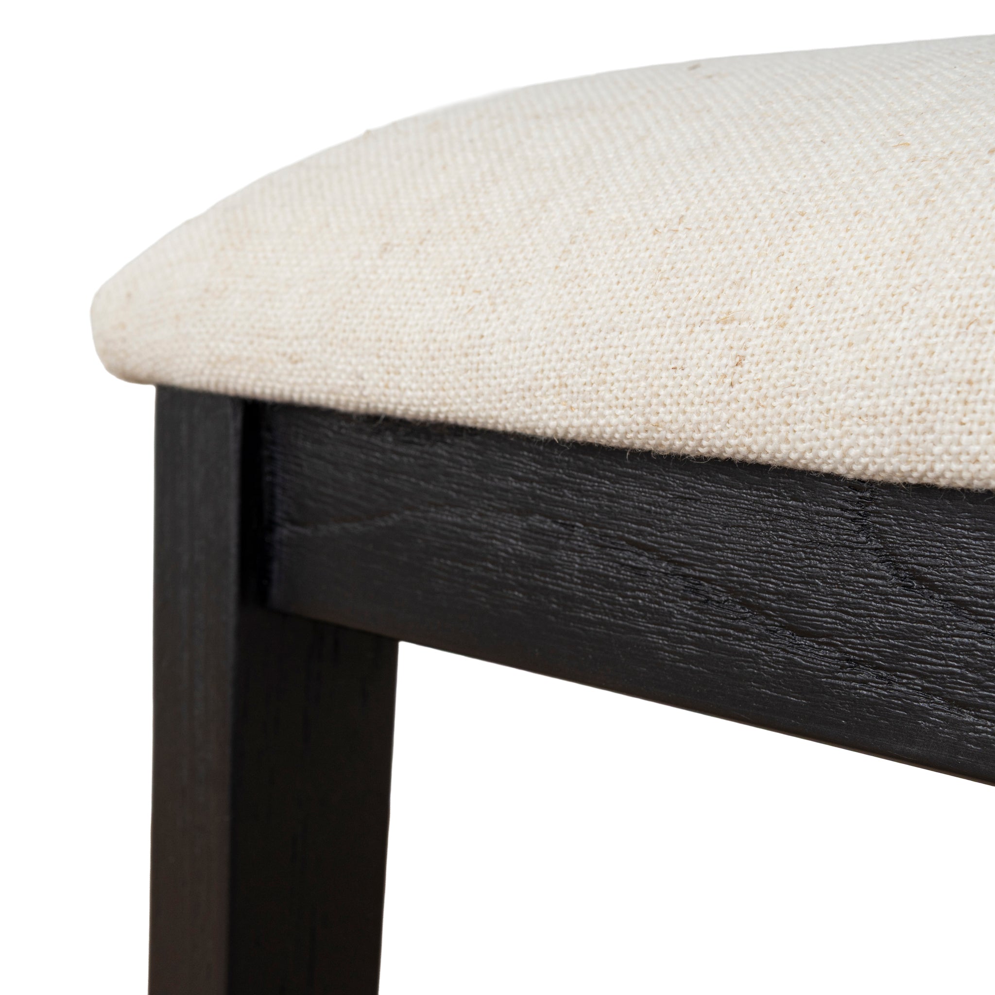 Set of 2 - Margie Black ELM Dining Chair - Dawn Beige Dining Chair LJ-Core