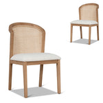 Set of 2 - Margie Fabric Dining Chair - Dawn Beige Dining Chair LJ-Core