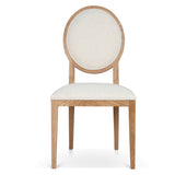 Set of 2 - Lula Natural Dining Chair - Dawn Beige Dining Chair LJ-Core