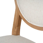 Set of 2 - Lula Natural Dining Chair - Dawn Beige Dining Chair LJ-Core