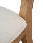 Set of 2 - Lula Natural Dining Chair - Dawn Beige Dining Chair LJ-Core