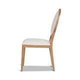Set of 2 - Lula Natural Dining Chair - Dawn Beige Dining Chair LJ-Core