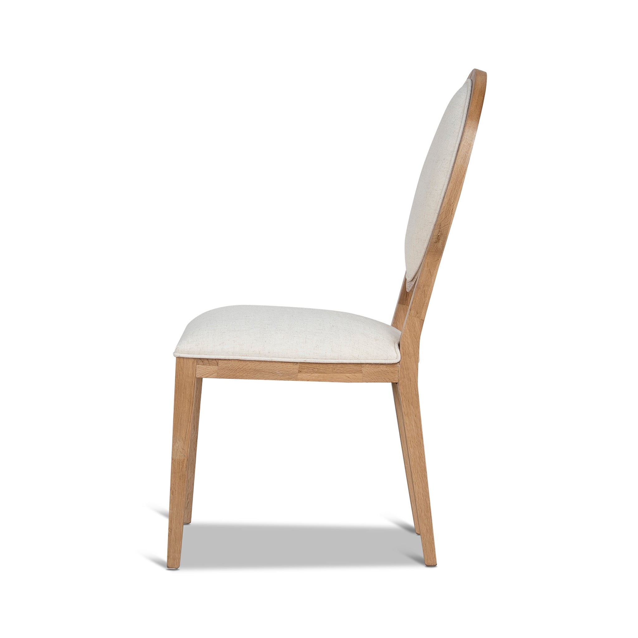 Set of 2 - Lula Natural Dining Chair - Dawn Beige Dining Chair LJ-Core