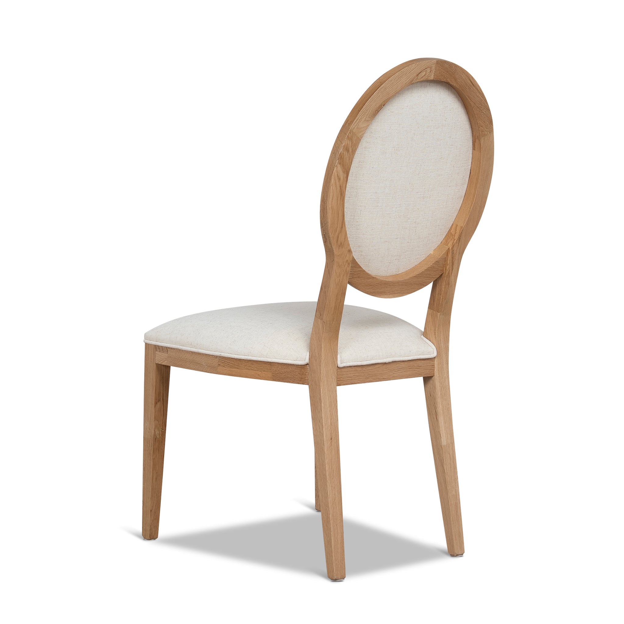 Set of 2 - Lula Natural Dining Chair - Dawn Beige Dining Chair LJ-Core