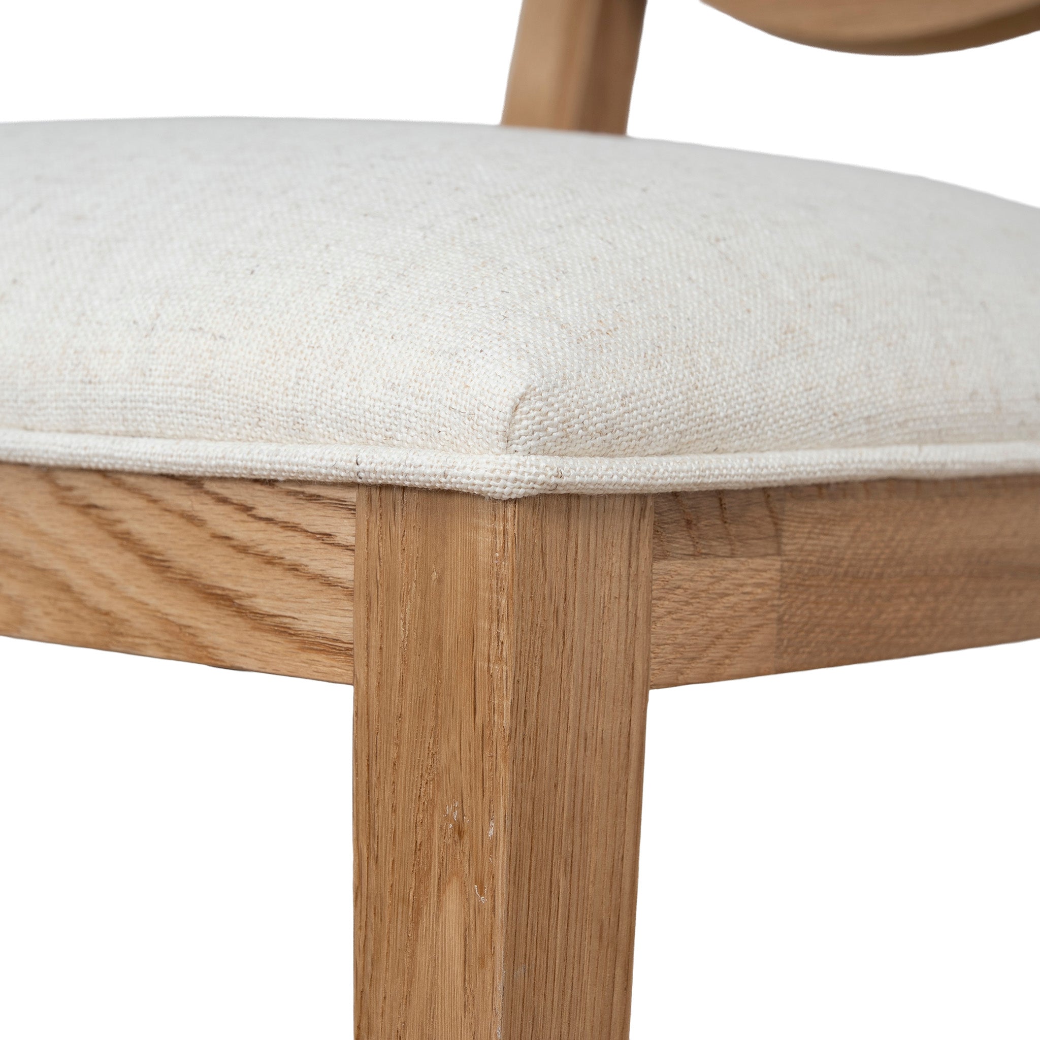 Set of 2 - Lula Natural Dining Chair - Dawn Beige Dining Chair LJ-Core