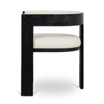 Set of 2 - Miles Black ELM Dining Chair - Dawn Beige Dining Chair LJ-Core