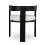 Set of 2 - Miles Black ELM Dining Chair - Dawn Beige Dining Chair LJ-Core