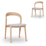 Set of 2 - Marlow Natural Dining Chair - Naxos Beige Dining Chair Naxos-Core