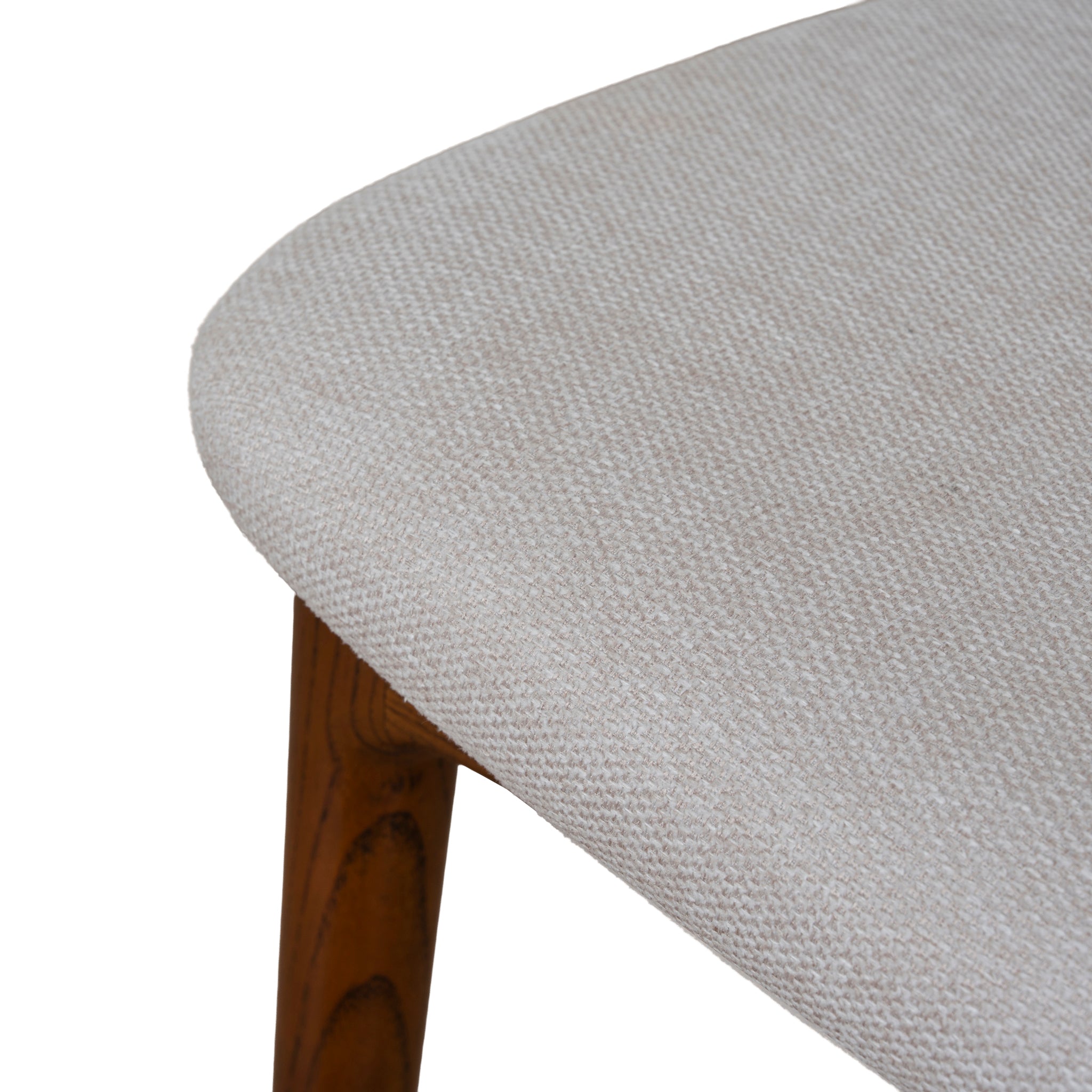 Set of 2 - Marlow Walnut Dining Chair - Naxos Beige Dining Chair Naxos-Core