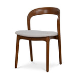 Set of 2 - Marlow Walnut Dining Chair - Naxos Beige Dining Chair Naxos-Core