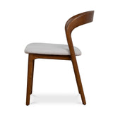 Set of 2 - Marlow Walnut Dining Chair - Naxos Beige Dining Chair Naxos-Core