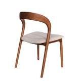 Set of 2 - Marlow Walnut Dining Chair - Naxos Beige Dining Chair Naxos-Core