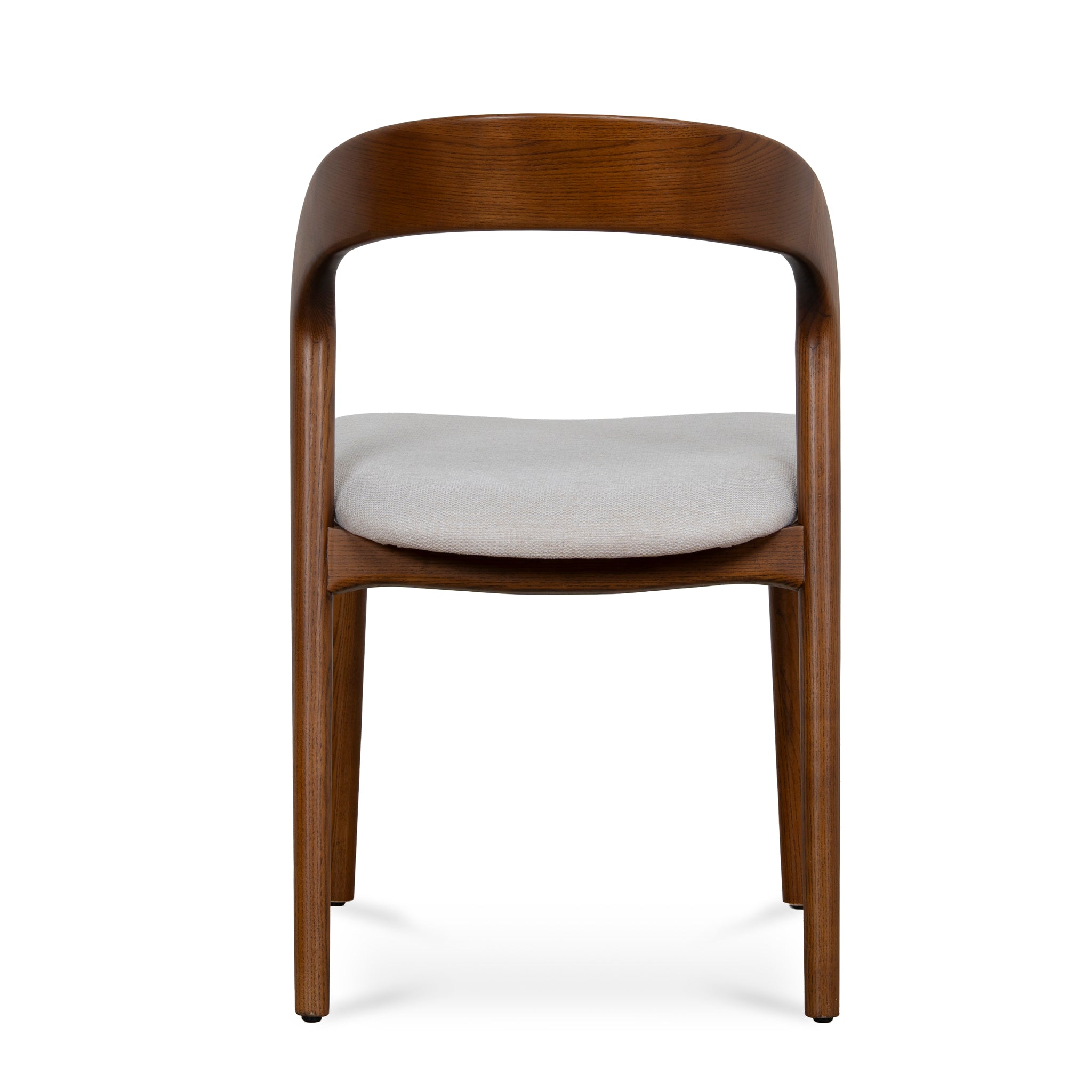 Set of 2 - Marlow Walnut Dining Chair - Naxos Beige Dining Chair Naxos-Core