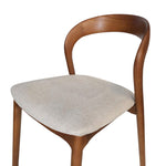 Set of 2 - Marlow Walnut Dining Chair - Naxos Beige Dining Chair Naxos-Core