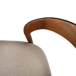 Set of 2 - Marlow Walnut Dining Chair - Naxos Beige Dining Chair Naxos-Core