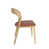 Set of 2 - Marlow Natural Dining Chair - Naxos Tan Dining Chair Naxos-Core