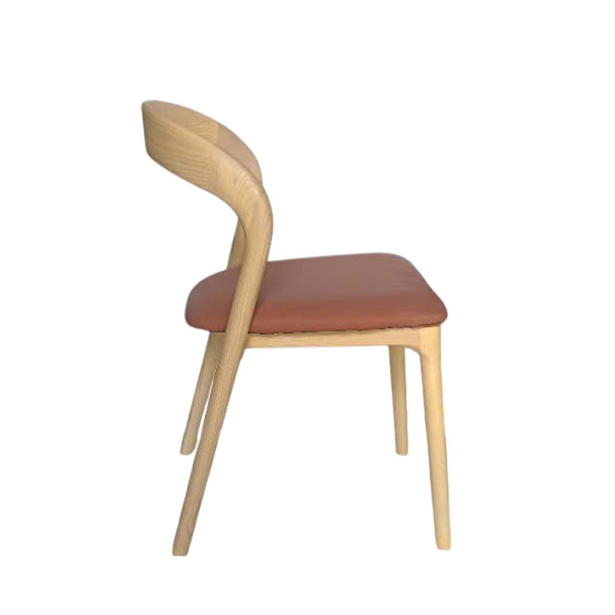 Set of 2 - Marlow Natural Dining Chair - Naxos Tan Dining Chair Naxos-Core