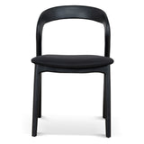 Set of 2 - Marlow Dining Chair - Full Black Dining Chair Naxos-Core