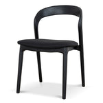 Set of 2 - Marlow Dining Chair - Full Black Dining Chair Naxos-Core