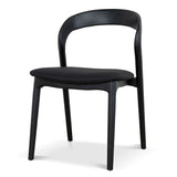 Set of 2 - Marlow Dining Chair - Full Black Dining Chair Naxos-Core