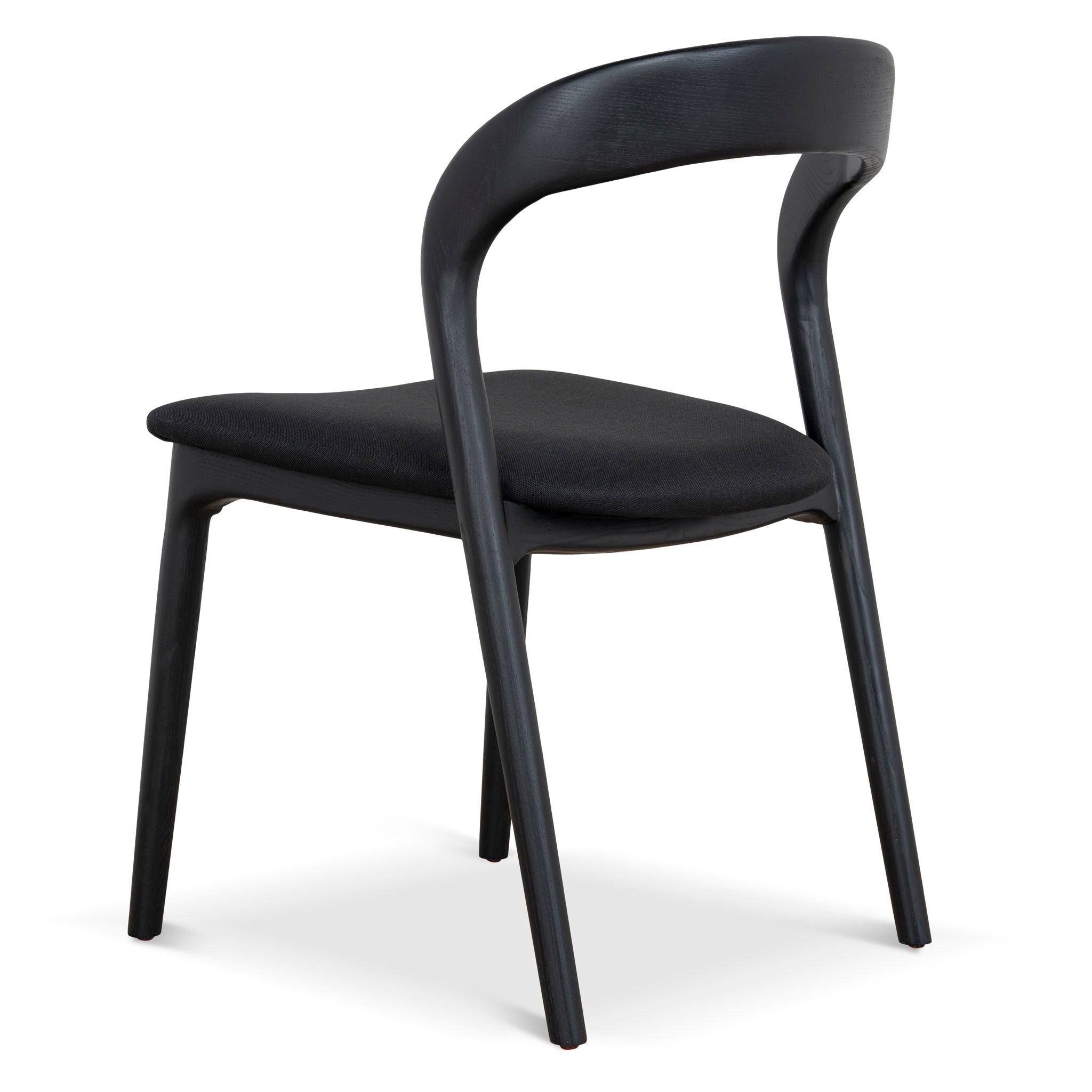 Set of 2 - Marlow Dining Chair - Full Black Dining Chair Naxos-Core