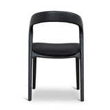 Set of 2 - Marlow Dining Chair - Full Black Dining Chair Naxos-Core