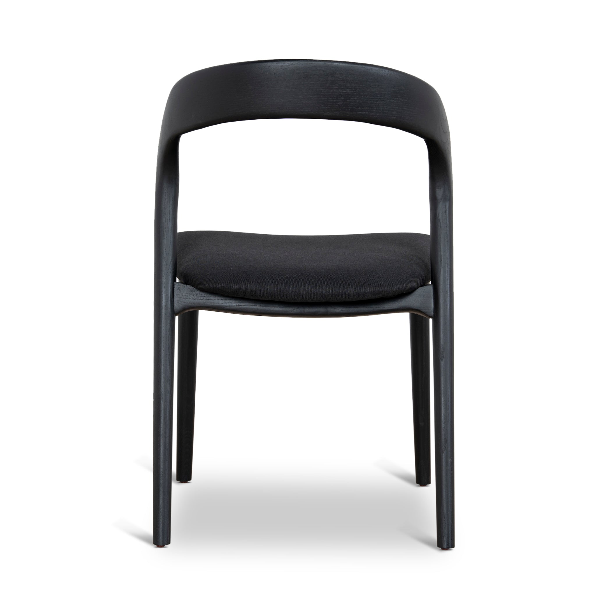 Set of 2 - Marlow Dining Chair - Full Black Dining Chair Naxos-Core