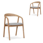 Set of 2 - Rowan Dining Chair - Naxos Beige Dining Chair Naxos-Core