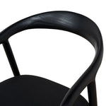 Set of 2 - Rowan Dining Chair - Full Black Dining Chair Naxos-Core