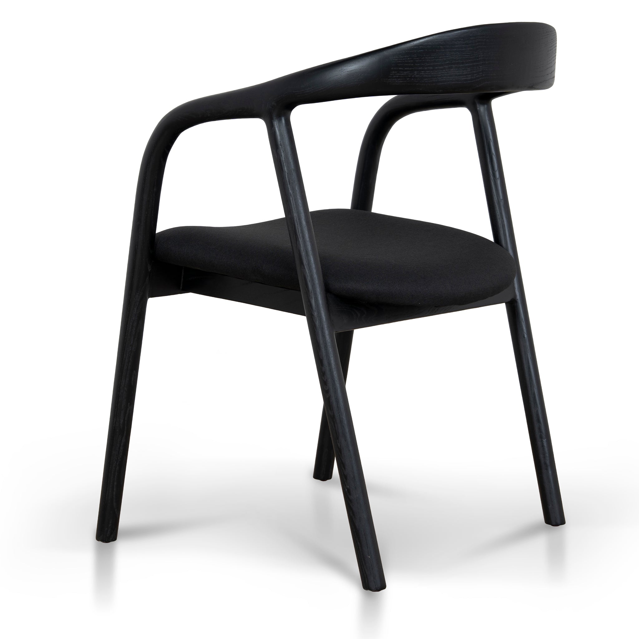 Set of 2 - Rowan Dining Chair - Full Black Dining Chair Naxos-Core