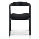 Set of 2 - Rowan Dining Chair - Full Black Dining Chair Naxos-Core