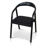 Set of 2 - Rowan Dining Chair - Full Black Dining Chair Naxos-Core