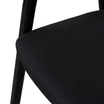 Set of 2 - Rowan Dining Chair - Full Black Dining Chair Naxos-Core