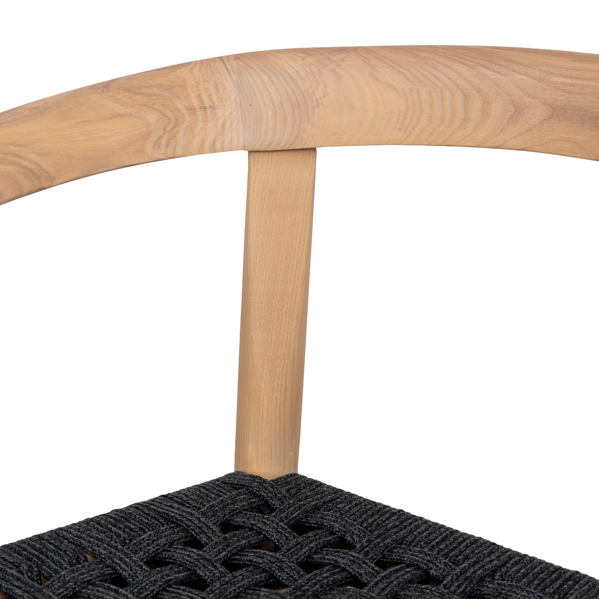 Set of 2 - Renley Natural Dining Chair - Naxos Charcoal Rope Dining Chair Naxos-Core