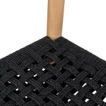 Set of 2 - Renley Natural Dining Chair - Naxos Charcoal Rope Dining Chair Naxos-Core