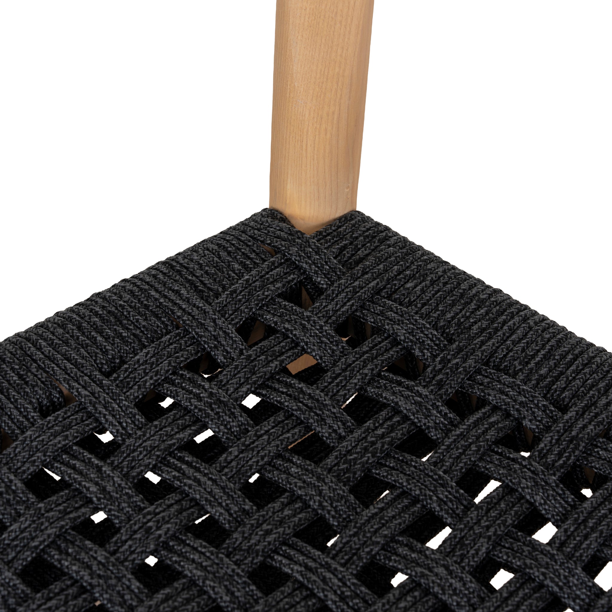 Set of 2 - Renley Natural Dining Chair - Naxos Charcoal Rope Dining Chair Naxos-Core