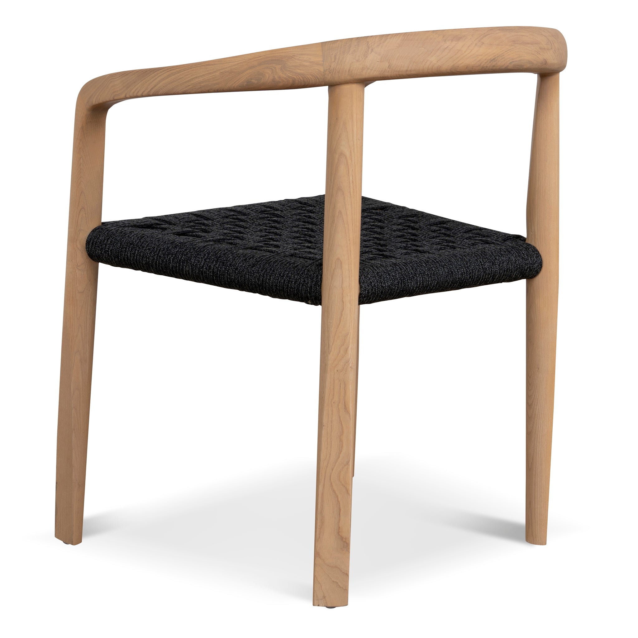 Set of 2 - Renley Natural Dining Chair - Naxos Charcoal Rope Dining Chair Naxos-Core