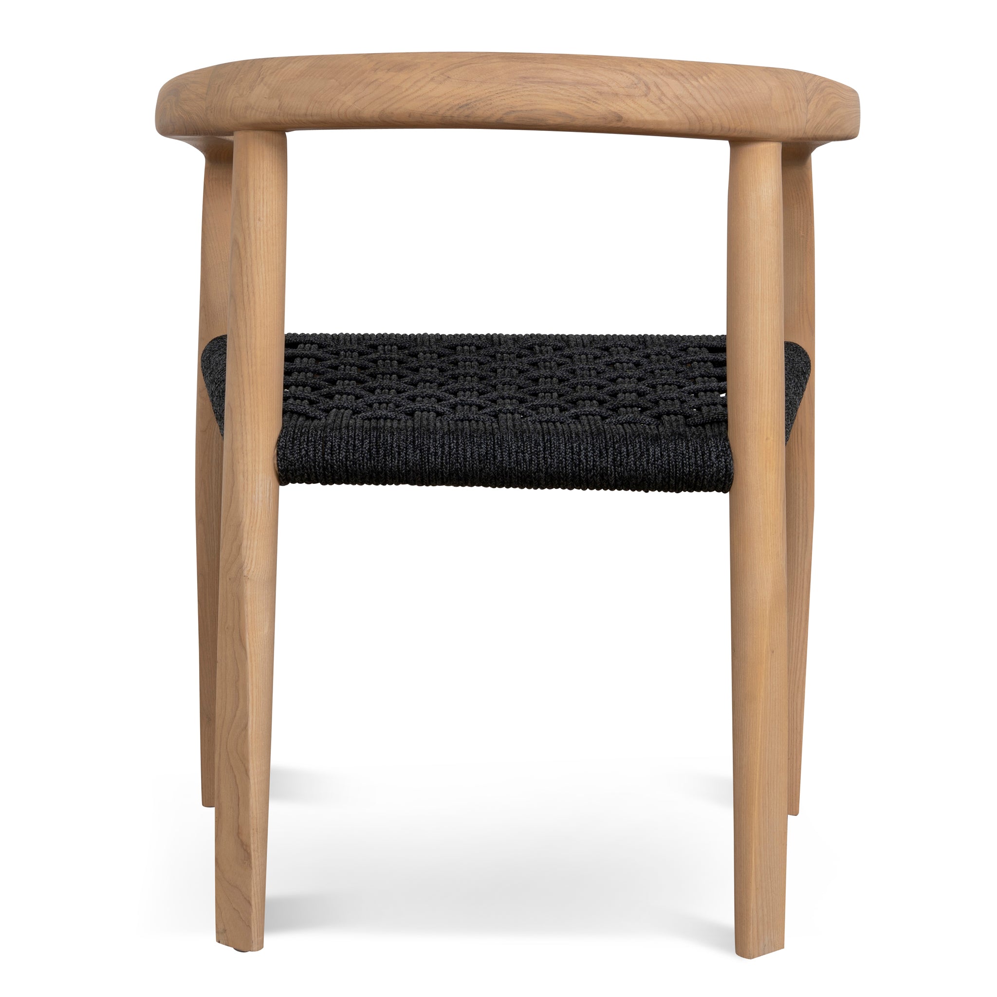 Set of 2 - Renley Natural Dining Chair - Naxos Charcoal Rope Dining Chair Naxos-Core