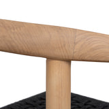 Set of 2 - Renley Natural Dining Chair - Naxos Charcoal Rope Dining Chair Naxos-Core