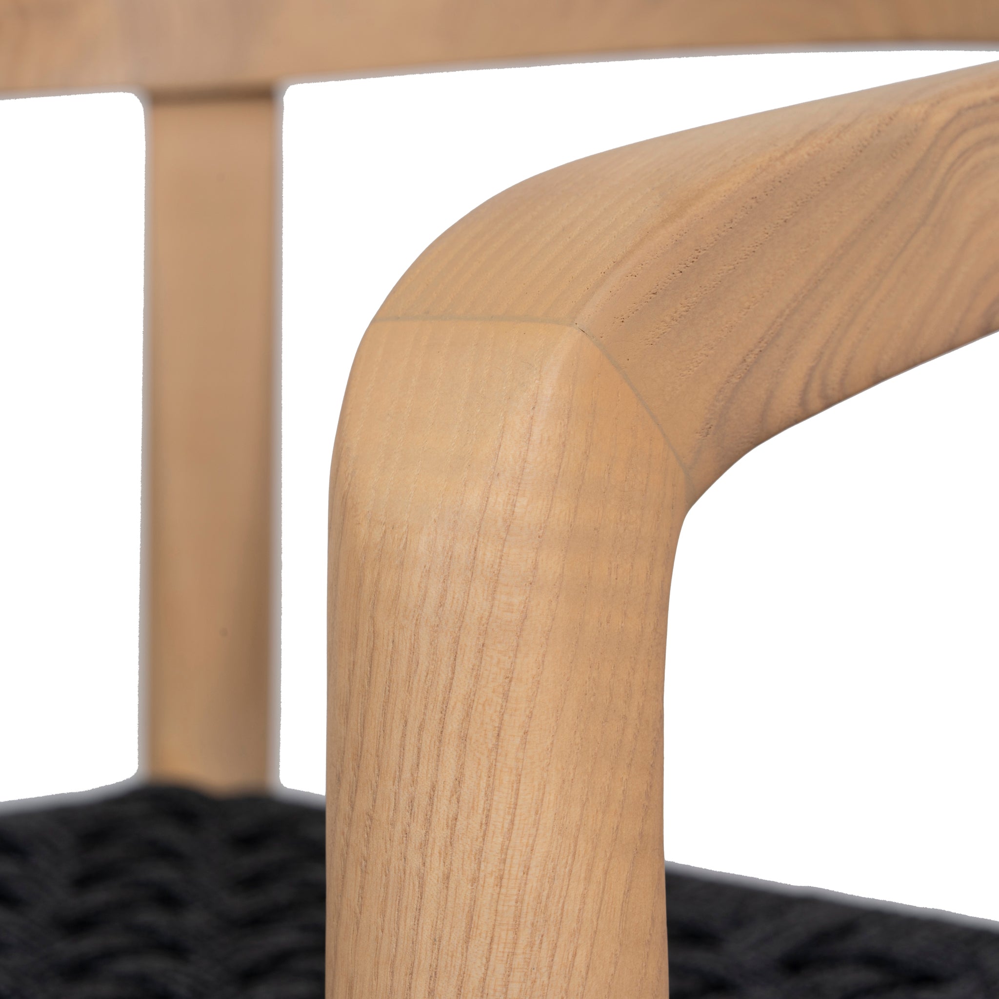 Set of 2 - Renley Natural Dining Chair - Naxos Charcoal Rope Dining Chair Naxos-Core