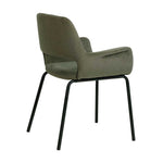 Set of 2 - Kendry Black Dining Chair - Dark Moss Green Dining Chair Freehold-Core