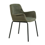 Set of 2 - Kendry Black Dining Chair - Dark Moss Green Dining Chair Freehold-Core