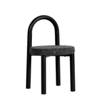 Set of 2 - Luzia Black Dining Chair - Field Charcoal Dining Chair Freehold-Core