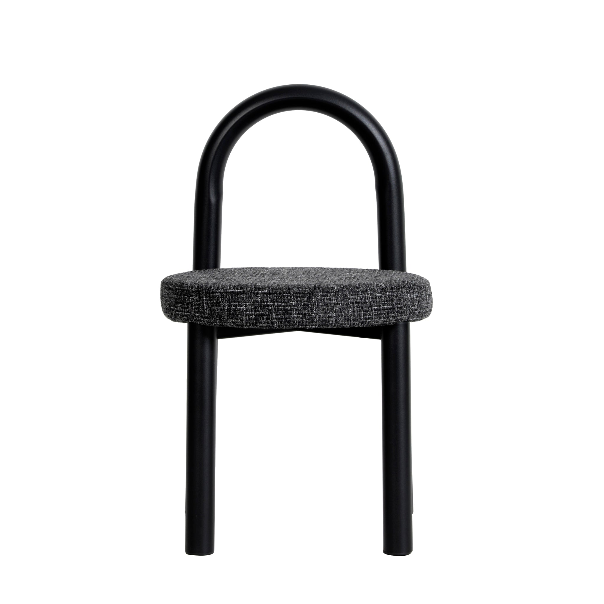 Set of 2 - Luzia Black Dining Chair - Field Charcoal Dining Chair Freehold-Core