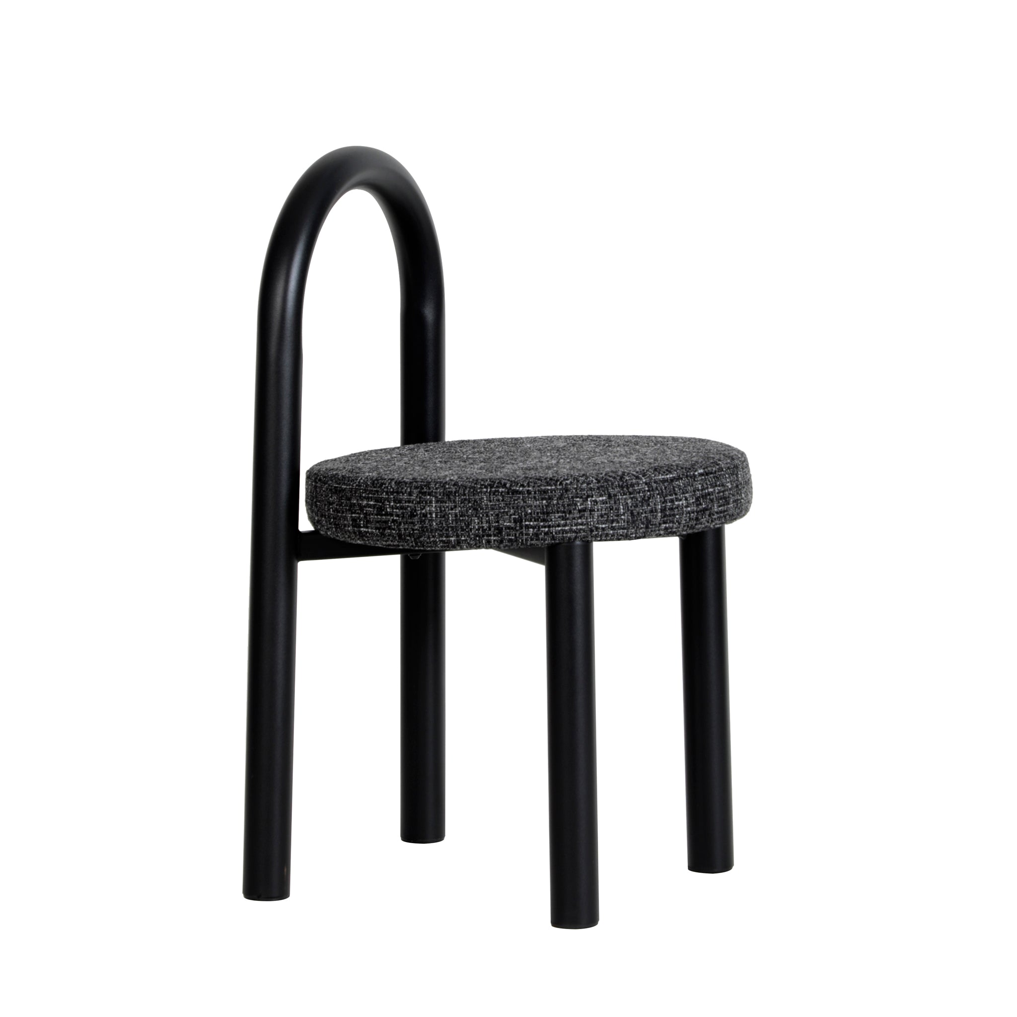 Set of 2 - Luzia Black Dining Chair - Field Charcoal Dining Chair Freehold-Core