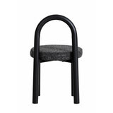 Set of 2 - Luzia Black Dining Chair - Field Charcoal Dining Chair Freehold-Core