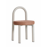 Set of 2 - Luzia White Dining Chair - Russet Brown Dining Chair Freehold-Core